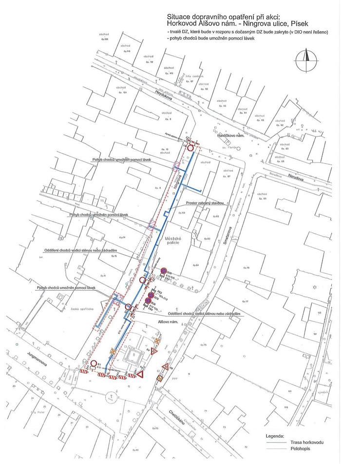 Horkovod Alšovo náměstí